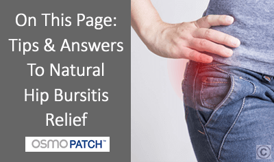 Three Expert Tips For Outer Hip Pain Relief hip bursitis