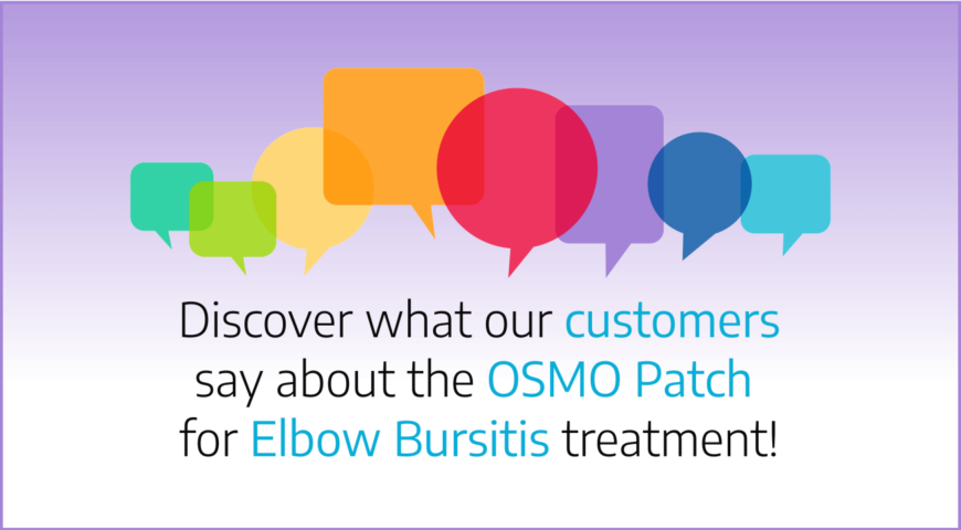 Discover what our customers say about the OSMO Patch for Elbow Bursitis treatment