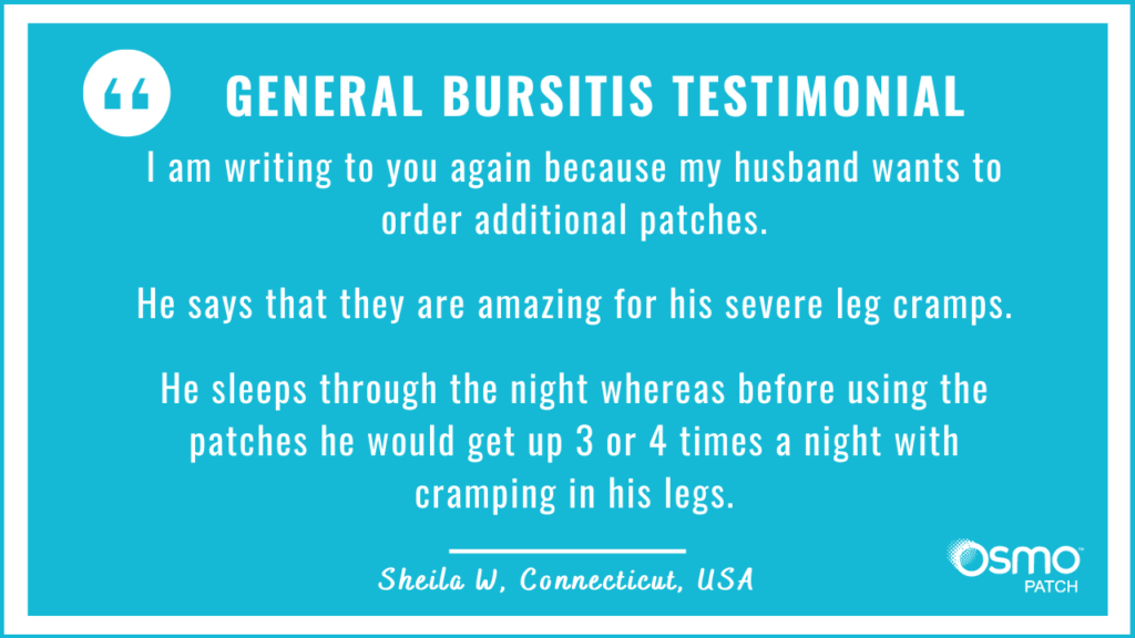 Testimonial: Amazing for my husband's severe leg cramps.